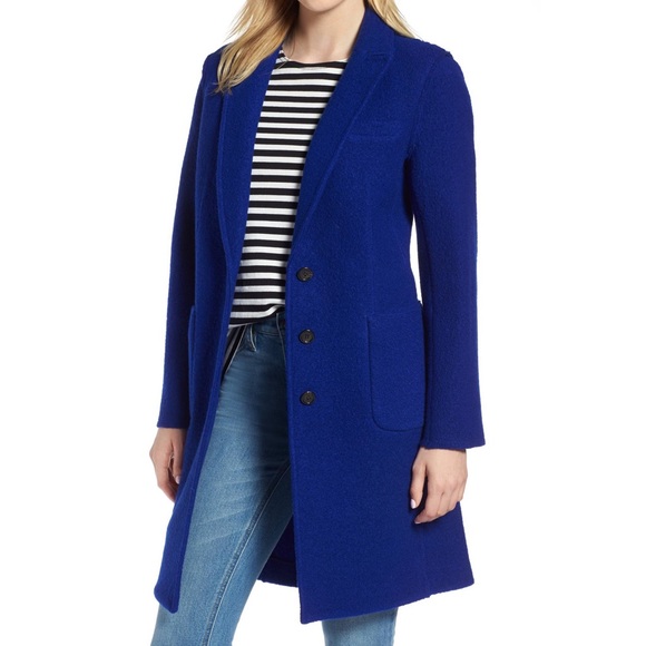 J. Crew Jackets & Coats Nwt J Crew Olga Boiled Wool Topcoat Poshmark